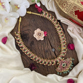 Vriksham Dual Peacock Maanga Jadau Kundan Neckpiece-J2615