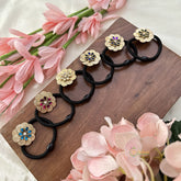 Return Gift Rubber Band-Lakshmi Coin Pendant-6 pieces Set- RG147