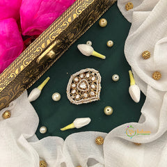 Traditional Kundan & Pearl Studded Statement Jad Billai-Vriksham-G22776