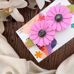 Vriksham Pink Daisy Floral Baby Headband Flower Accessories-KH1353