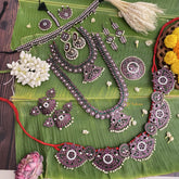 Vriksham Traditional Black Polish Kemp Bridal Set-G17580