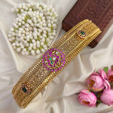 Classix Peacock & Floral Round Intricate filigree Work Hipbelt-Vriksham-G22876