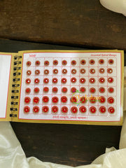 Cocktail Stone Sticker Bindi Book-Swastik Short-BB038