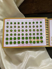 Cocktail Stone Sticker Bindi Book-Swastik Short-BB038