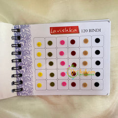 Navrathri Return Gift Package -Plain Color Bindi Book-Lavishka-ZV008