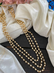 Layered Pearl Maala necklace-G2837