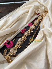 Pearl Hip Chain with Cluster Pearls-Elephants-G4674