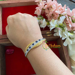 American Diamond Bracelet-Blue-g5185