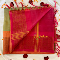 Elachi Green Chinnalampattu Saree-VS554
