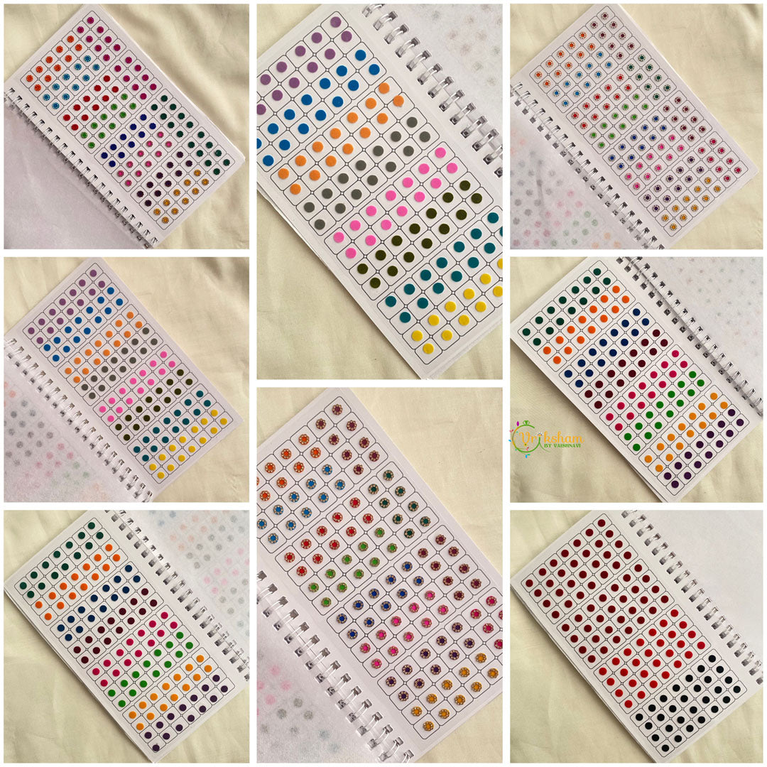 Vriksham Plain & Stone Round Bindi Book (8)-BB223