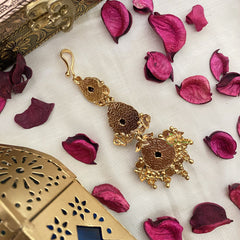 Vriksham Antique Lakshmi 1 gm Gold Maang Tikka-G17085