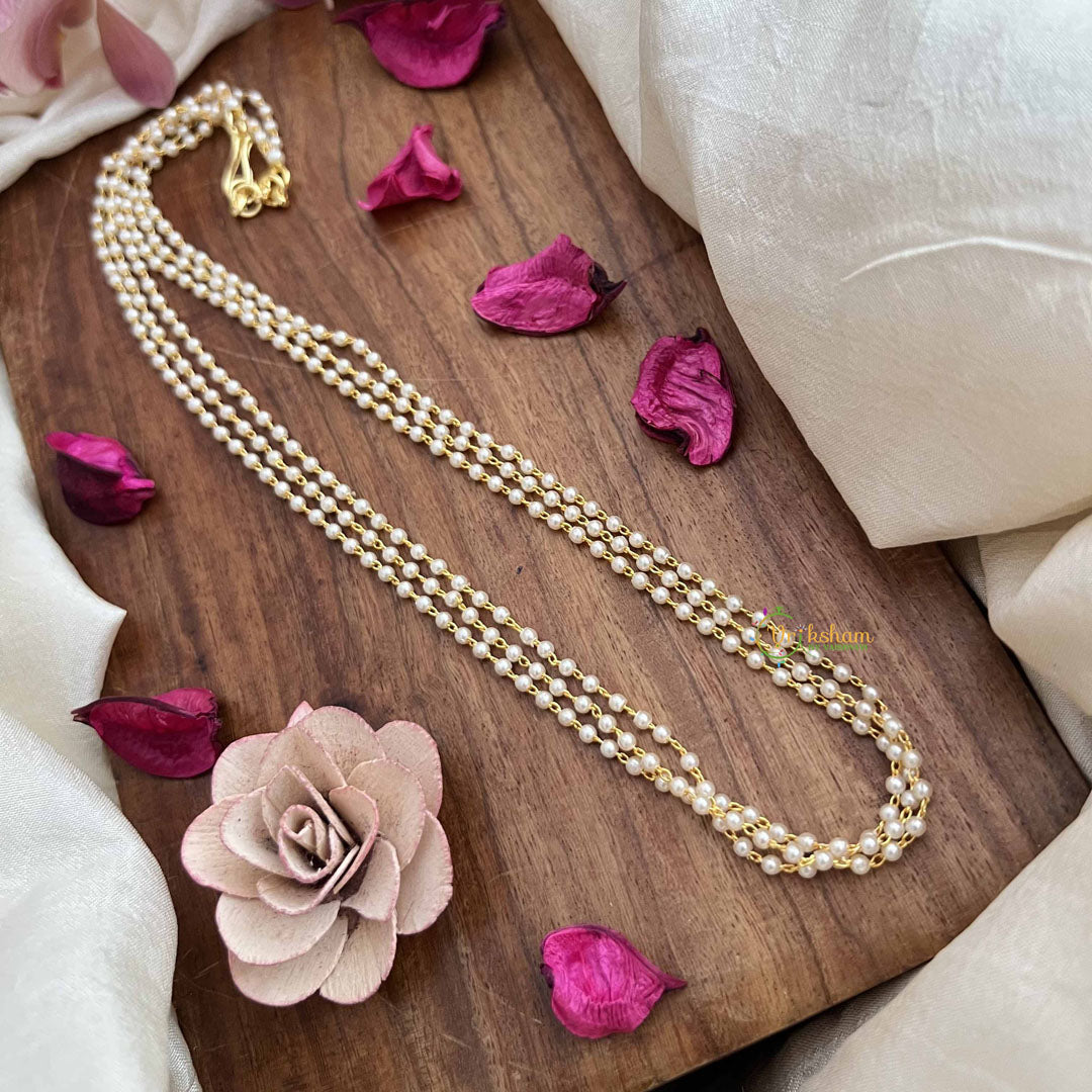 Vriksham Royal 3 Layered Pearl Mala-G20097