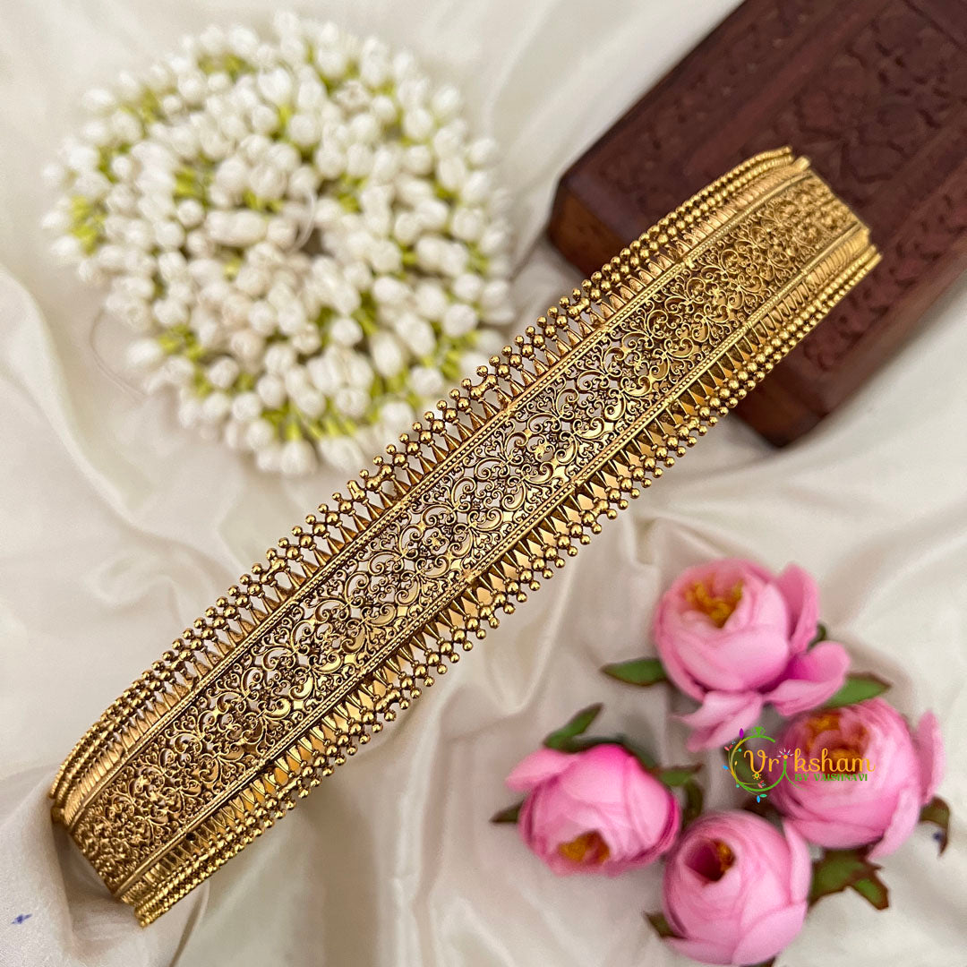 Classic Gold-Plated Filigree Work Hipbelt-Vriksham-G22887