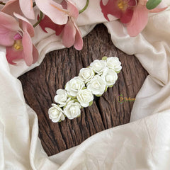 Vriksham Elegant Mallipoo Jasmine Hair Clip-KH1249