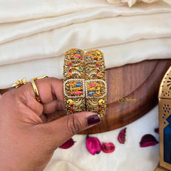 Vriksham Traditional  Divine Perumal Enamel Bridal Bangles-G21832