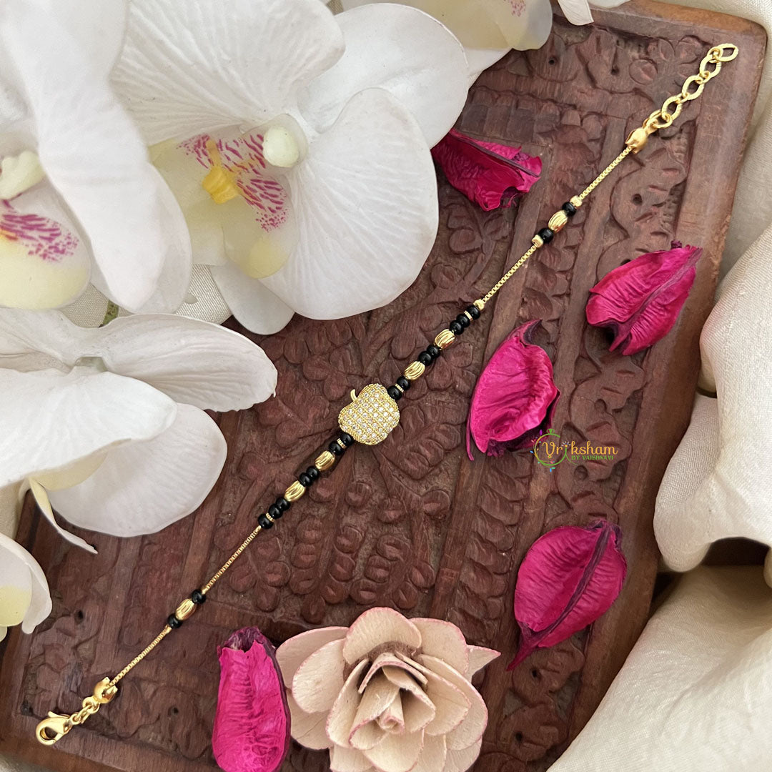 Vriksham Elegant Ad stone Apple shape Mangalsutra Bracelet-G18003
