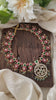 Premium Jadau Kundan Dual Peacock Neckpiece-Maanga-Beads- J2063