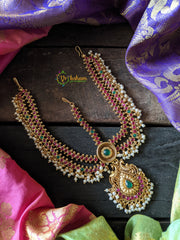 Two Layered Chain Kemp Maang Tikka -G1288