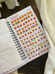 Cocktail Stone Sticker Bindi Book- Swasthik Long -BB114