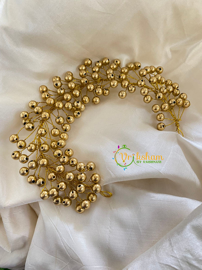 Golden Bead Veni-Bridal Hair Accessory-H069