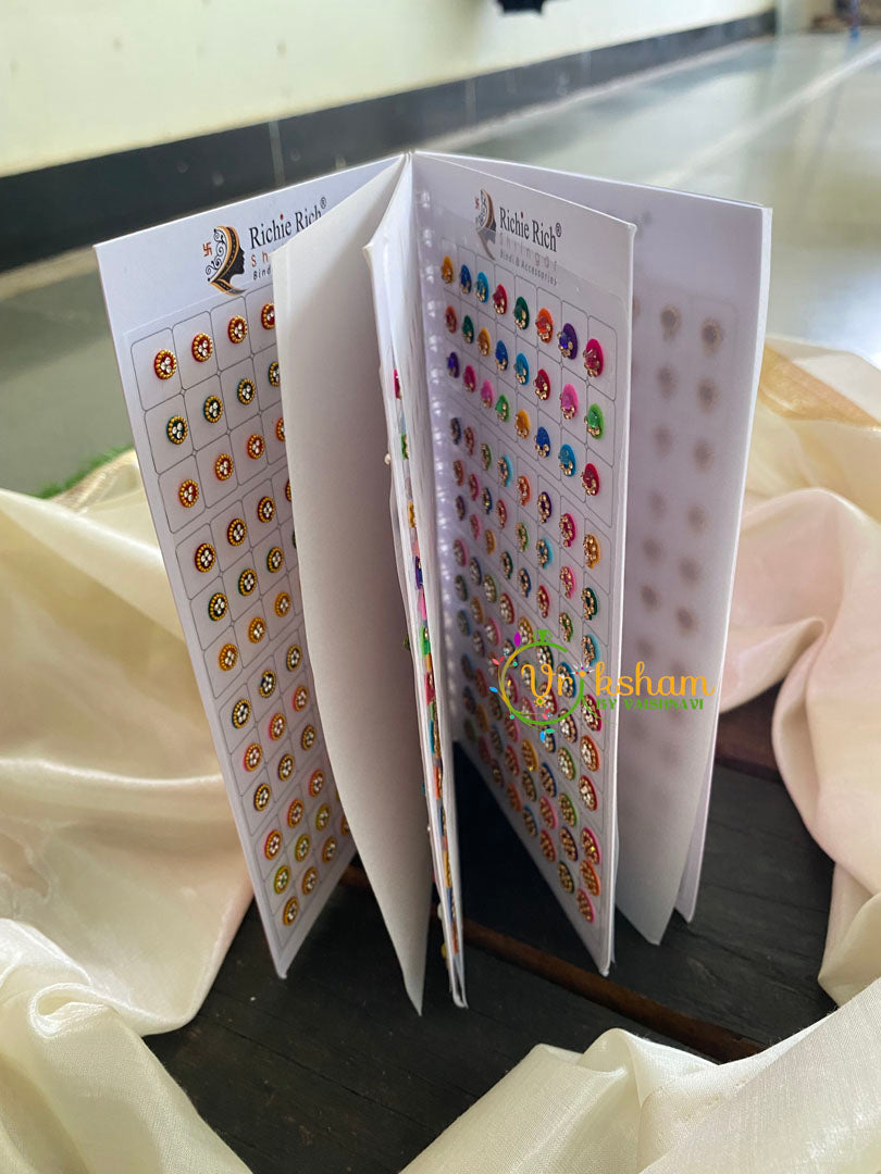 Cocktail Bridal Stone Bindi Book-Richie Rich Long-BB060