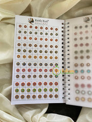 Cocktail Bridal Stone Bindi Book-Richie Rich Long-BB060