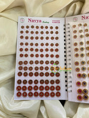 Cocktail Stone Bridal Bindi Book-Navya Suhag-BB065