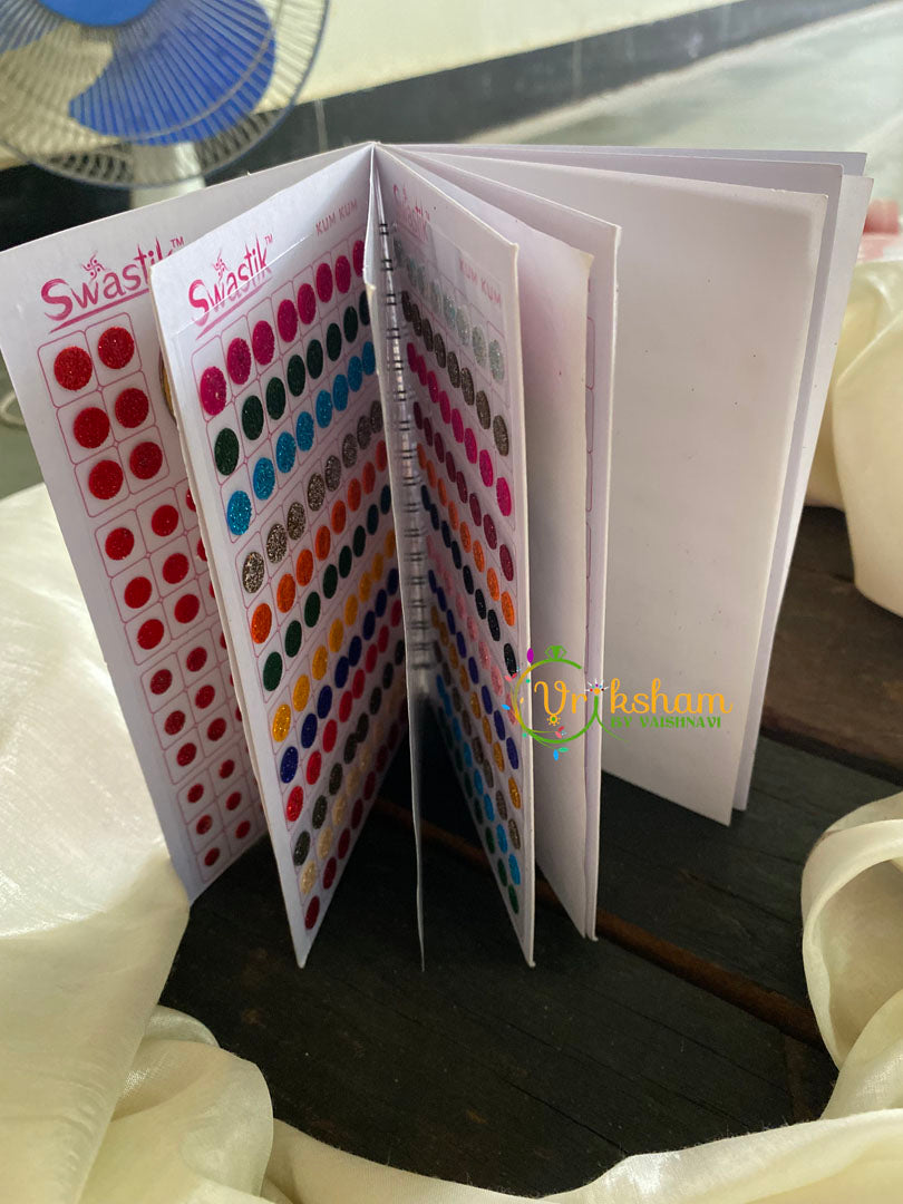 Color Glitter Sticker Bindi- Swastik Zari Bindi-BB037