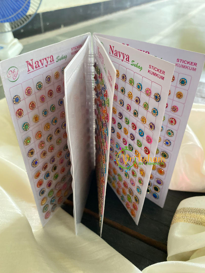 Bridal Stone Bindi Book-Navya Suhag Long Book-BB045