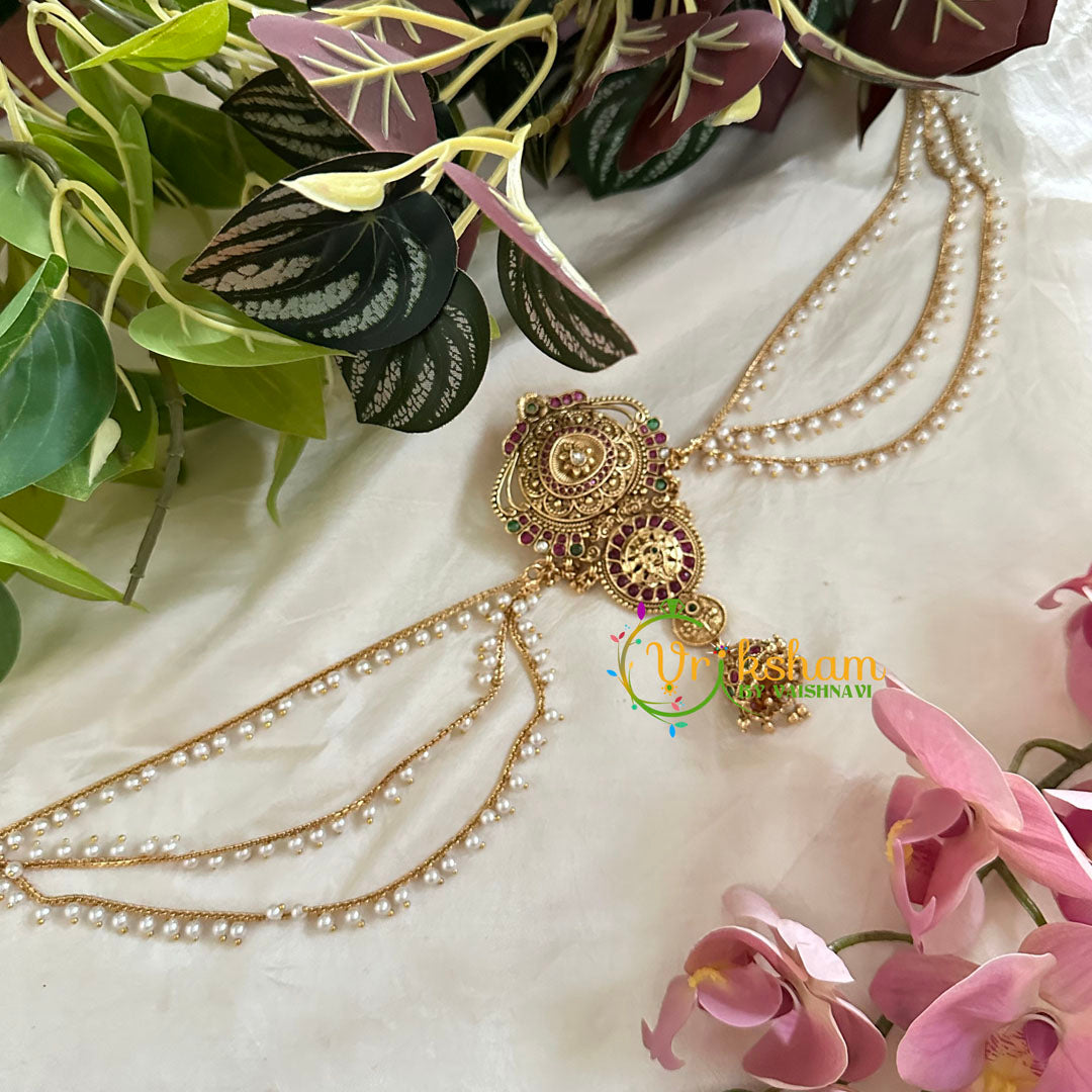 Premium Jada Bun Billai with Maatil -Bridal Bun Jhumka Jada Billai -G9752