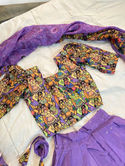 draft Lavender Indian Traditional Girls Lehenga -Dancers-VS1122 (Copy)