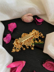 Gold Look Alike Temple Lakshmi Hairclip -H206