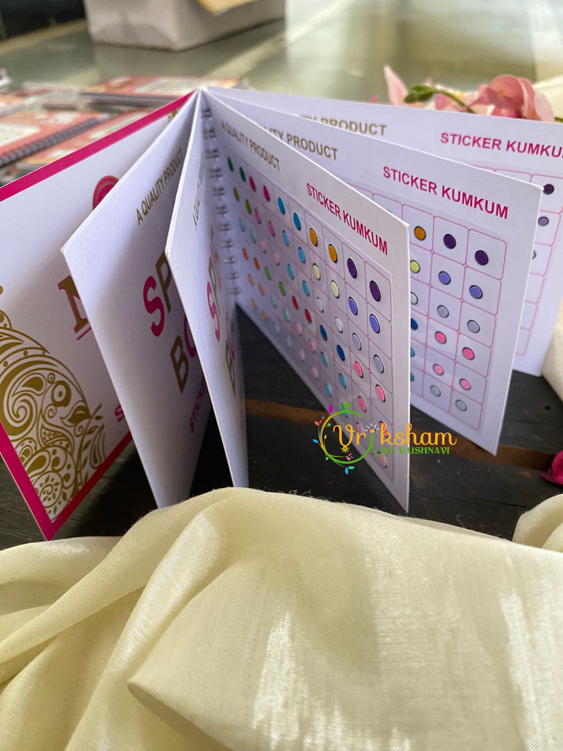 Black Border Sticker Bindi Book-Navya Short-BB080
