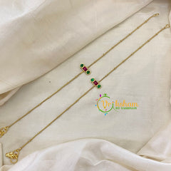 Premium Stone Pendant Anklets  -Pole -G8415