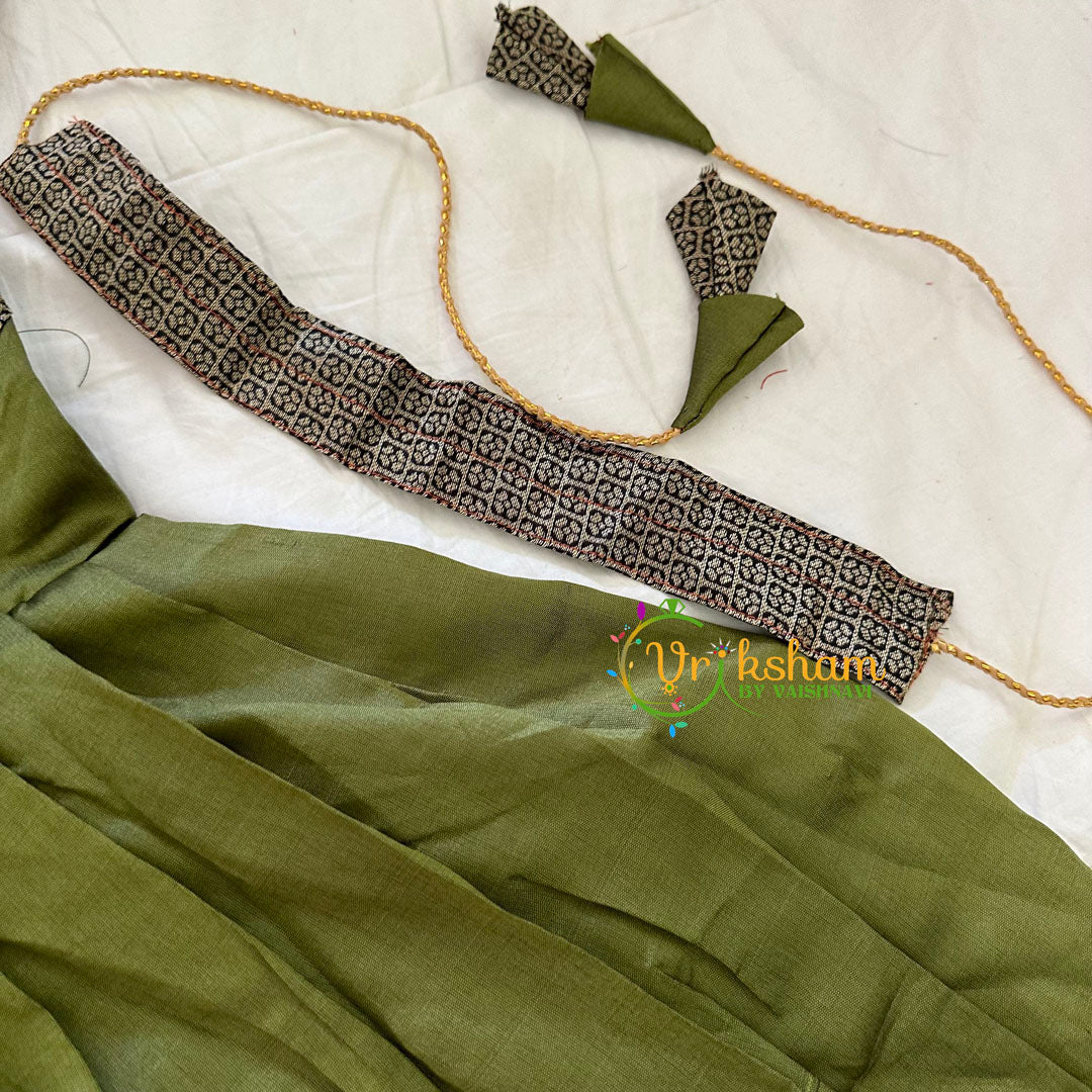 Olive Green Indian Traditional Dress for Girls -VS928 – vrikshamindia