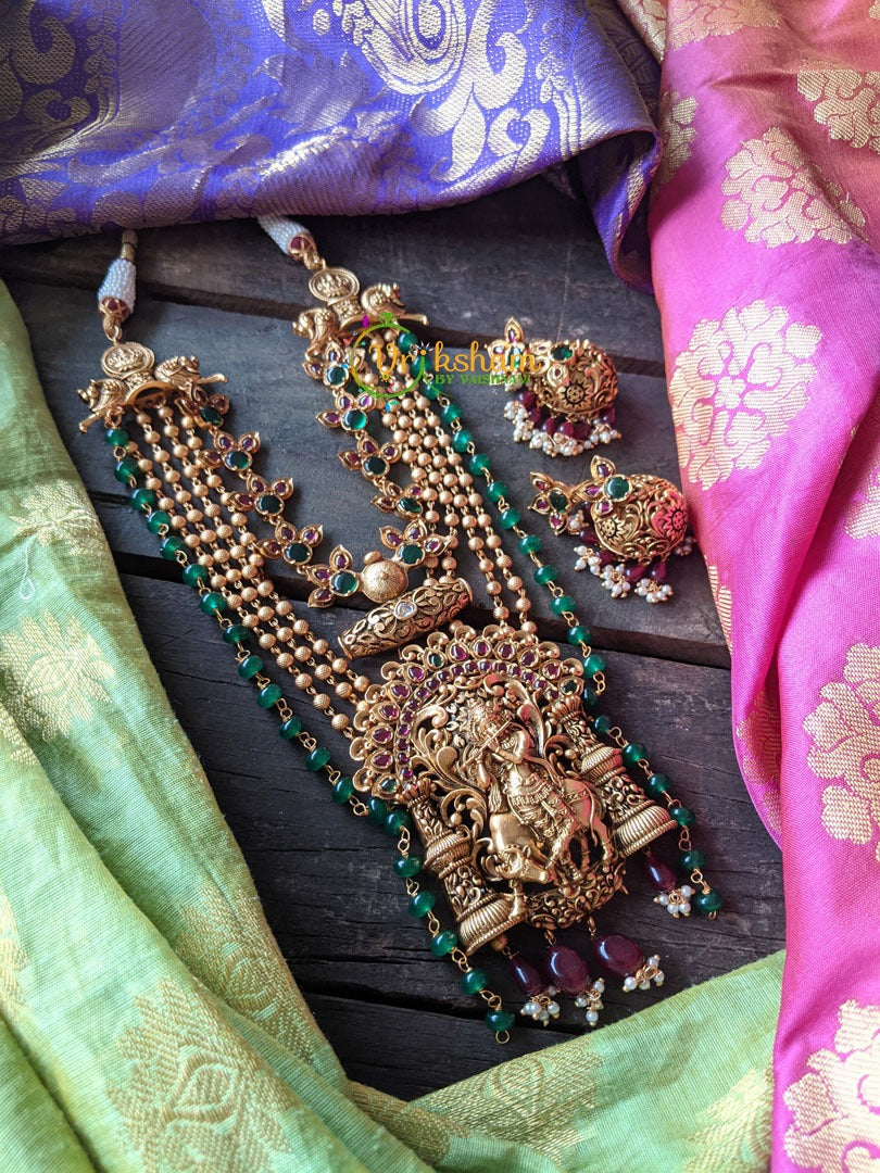 Unique Krishna Pendant Neckpiece -G1133
